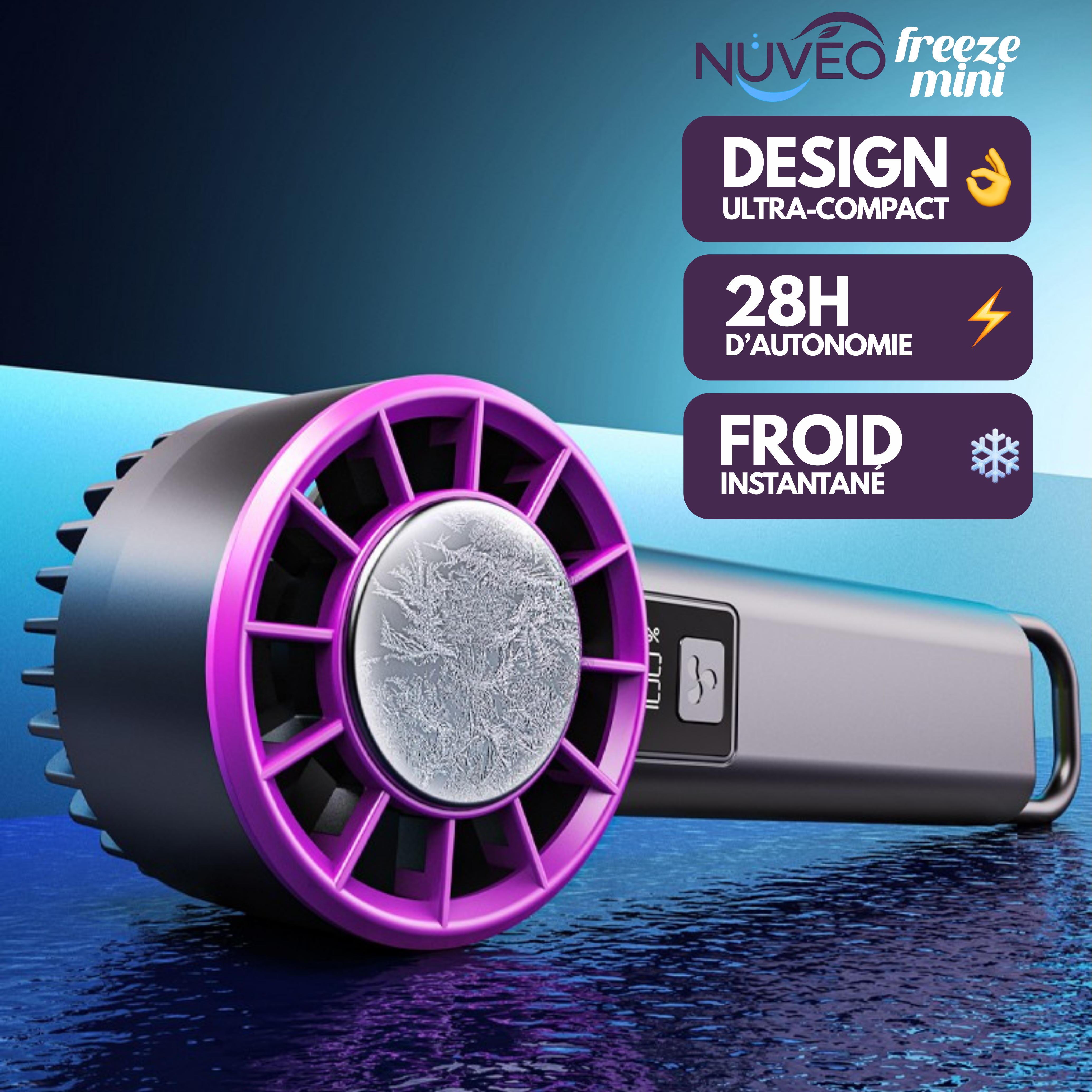 Ventilateur Climatiseur 2 en 1 NUVEO Freeze Mini