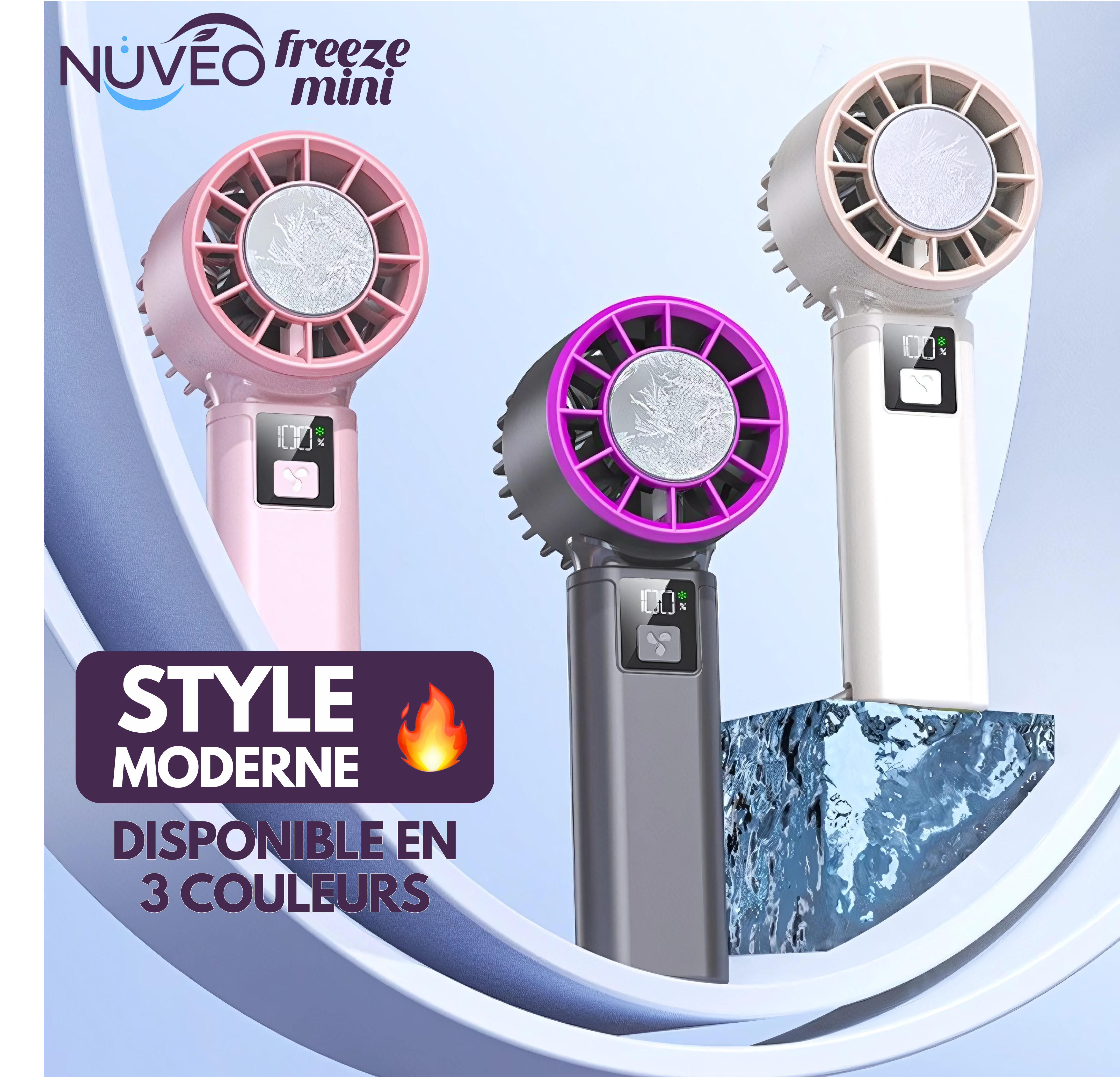 Ventilateur Climatiseur 2 en 1 NUVEO Freeze Mini